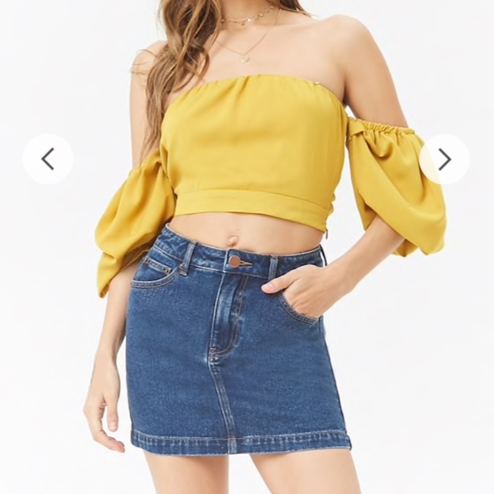 Denim skirt